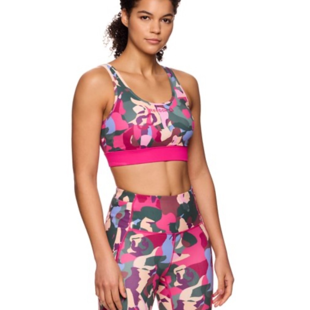 Reebok Women's Camouflage Sports Bra new - Picture 3 of 10